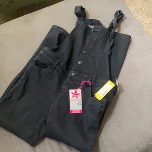 Black Jean Overalls